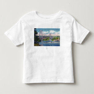 USS Portland som passerar under St John, T-shirt