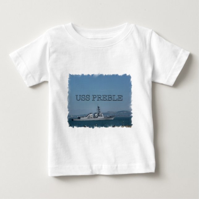 USS Preble T-shirt (Framsida)