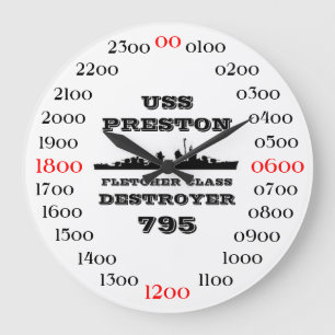 USS Preston (DD-795) Stor Klocka