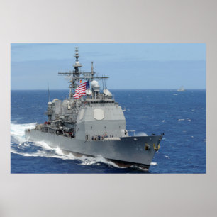 USS Princeton (CG 59) Poster