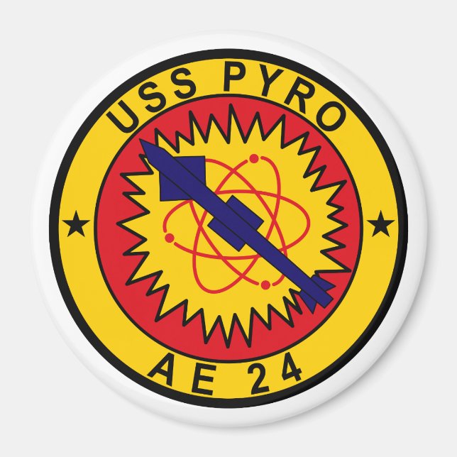 USS Pyro AE-24 Magnet (Framsidan)