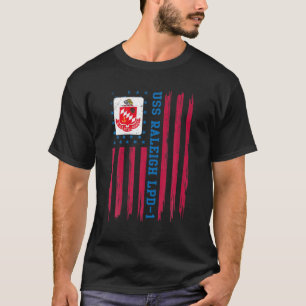 USS Raleigh LPD-1 Amphibious Transport Dock Frakt T Shirt