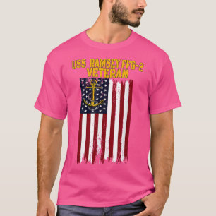 USS Ramsey FFG2 Frigate Veterans Day Fars dag T Shirt