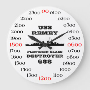 USS Remey (DD-688) Stor Klocka