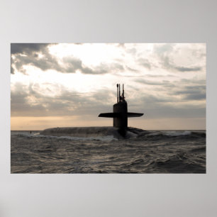 USS Rhode island (SSBN 740) Poster
