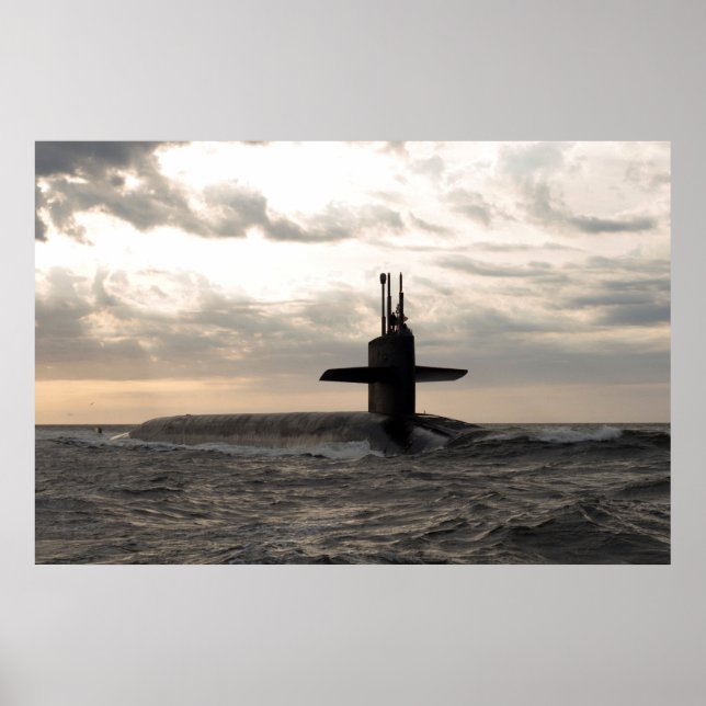 USS Rhode island (SSBN 740) Poster (Framsidan)