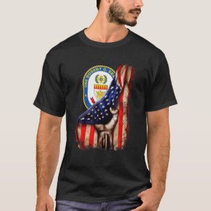 USS Robert G. Bradley FFG-49 American Flagga T Shirt