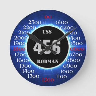 USS-Rodman (DD-456) Rund Klocka
