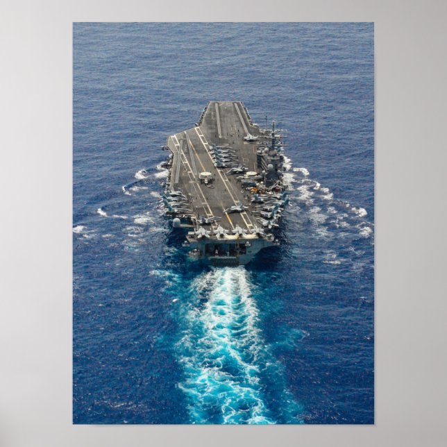 USS Ronald Reagan (CVN 76) Poster (Framsidan)