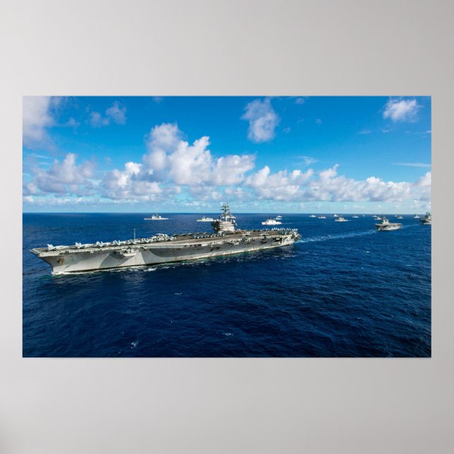 USS Ronald Reagan (CVN 76) Poster (Framsidan)