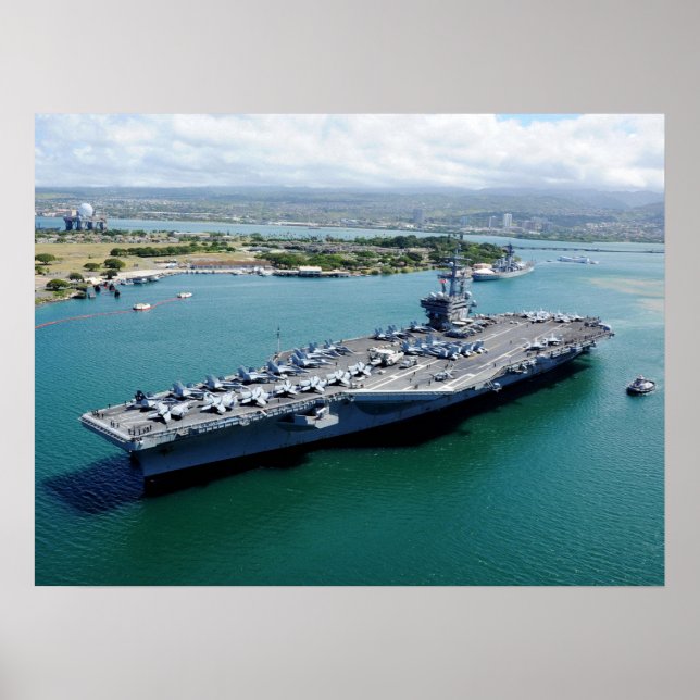USS Ronald Reagan (CVN 76) Poster (Framsidan)