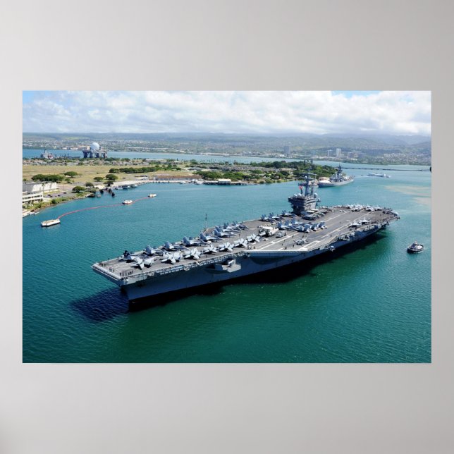 USS Ronald Reagan (CVN 76) Poster (Framsidan)