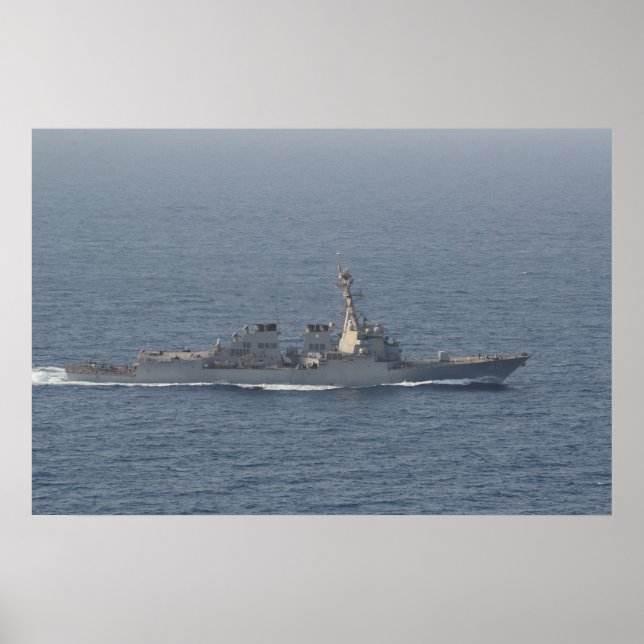 USS Roosevelt (GD 80) Poster (Framsidan)