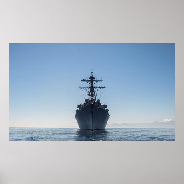 USS Ross (GD 71) Poster (Framsidan)