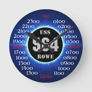 USS Rowe (DD-564) Rund Klocka