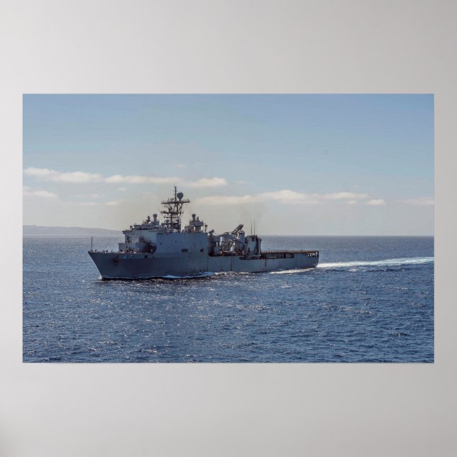 USS Rushmore (LSD 47) Poster (Framsidan)