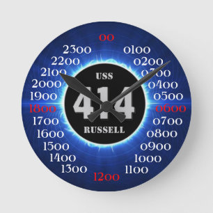 USS Russell (DD-414) Rund Klocka