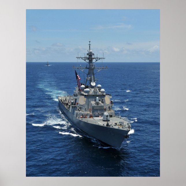 USS Russell (GD 59) Poster (Framsidan)
