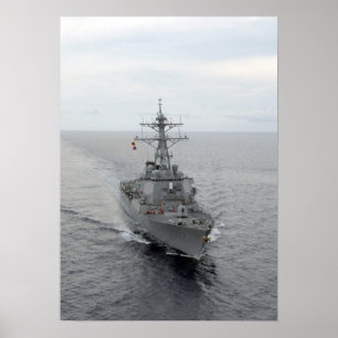 USS Russell (GD 59) Poster