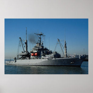 USS Safeguard", bärgningen och reparerar frakten Poster