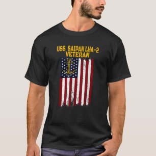 USS Saipan LHA 2 Amphibious Assault Frakt Veterans T Shirt