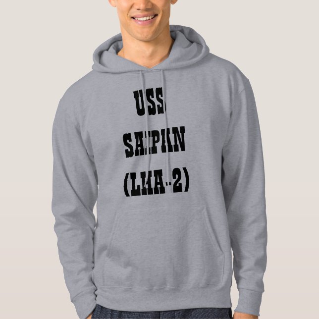USS SAIPAN (LHA-2) SWEATSHIRT (Framsida)