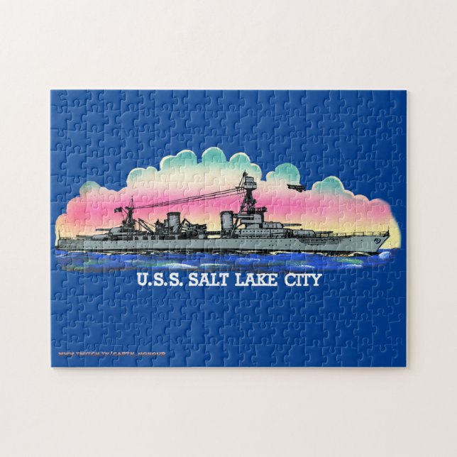 USS Salt Lake City (CL/CA-25) Pussel (Horisontell)