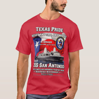 USS San Antonio LPD17 amfibious transport docka 1 T Shirt