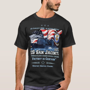 USS San Jacinto CG56 Cruiser T Shirt
