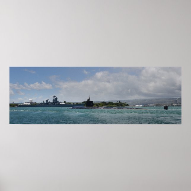 USS Santa Fe (SSN 763) Poster (Framsidan)