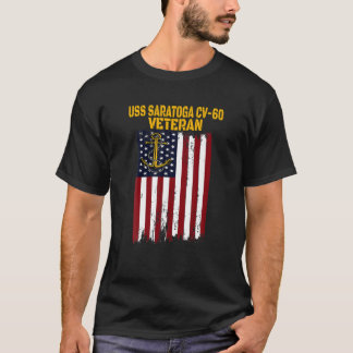 USS Saratoga CV-60 CVA-60 Aircraft Veteran T Shirt