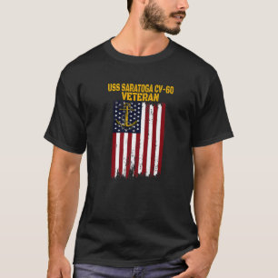 USS Saratoga CV-60 CVA-60 Aircraft Veteran T Shirt