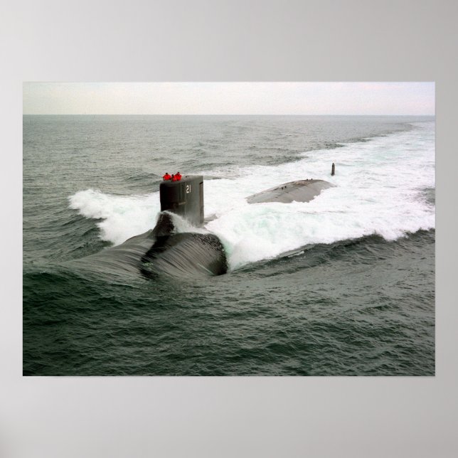 USS Seagger (SSN 21) Poster (Framsidan)