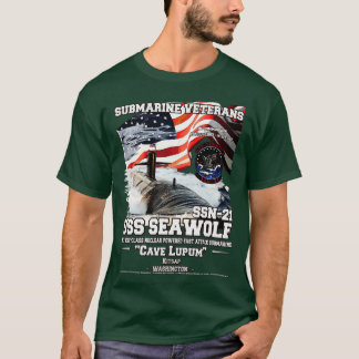 USS SeaVARV SSN21 Attack Subsea T Shirt