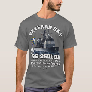 USS Shiloh CG67 Cruiser veterans T Shirt