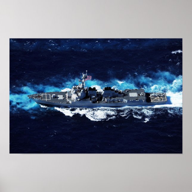 USS Shoup (DDG 86) Poster (Framsidan)