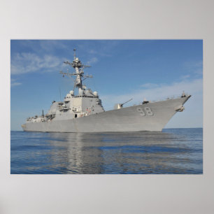 USS-skogen Sherman (DDG 98) Poster