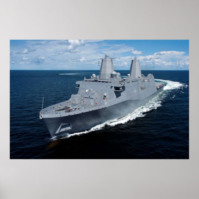 USS Somerset (LPD 25) Poster (Framsidan)