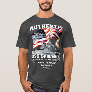 USS Spruance DDG111 jagare veteraner T Shirt
