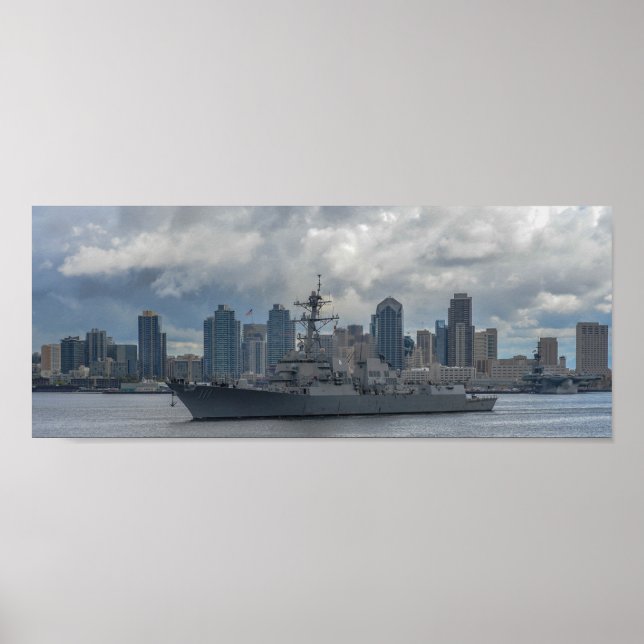 USS Spruance (DDG 111) Poster (Framsidan)