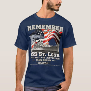USS St Louis CL49 lätta kryssare, marinveteraner T Shirt