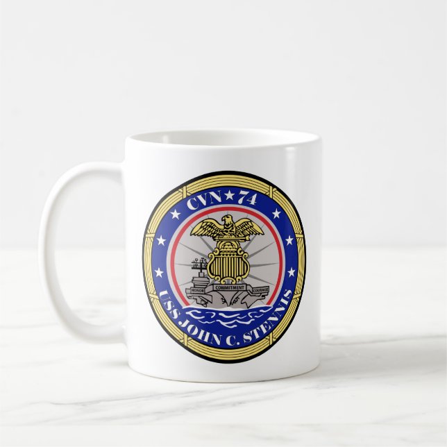USS Stennis - CVN 74 Kaffemugg (Vänster)