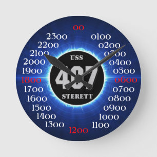 USS Sterett (DD-407) Rund Klocka