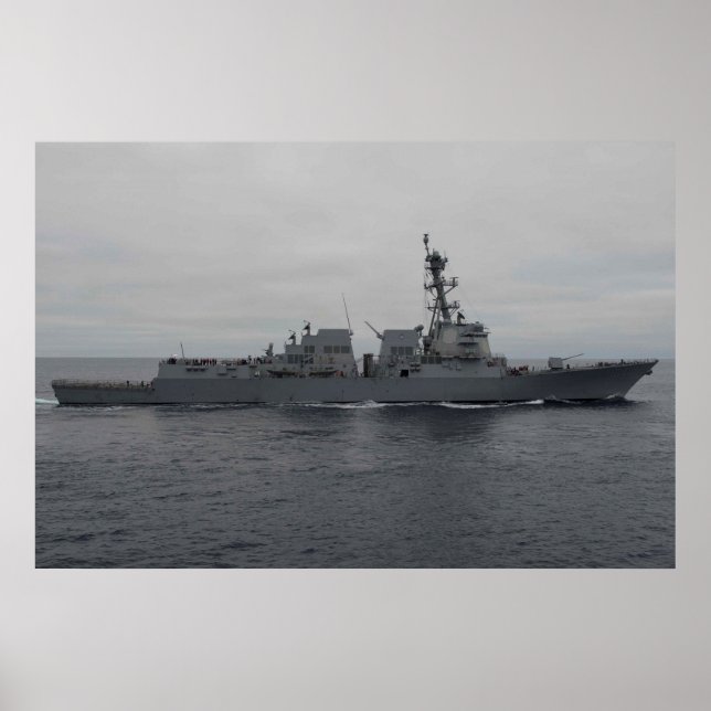 USS Sterett (DDG 104) Poster (Framsidan)