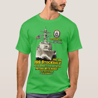 USS Stockdale DDG106 Förstörare veteraner T Shirt