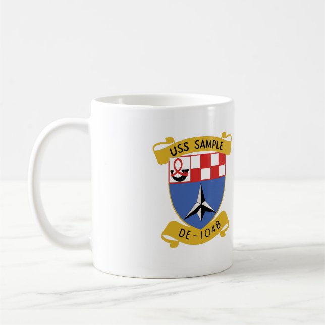 USS TAR PROV (DE-1048) KAFFEMUGG (Vänster)