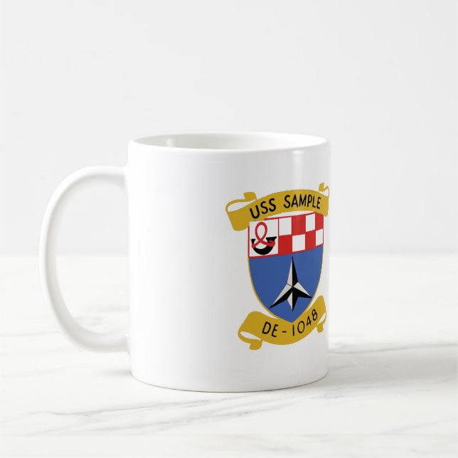 USS TAR PROV koppen Kaffemugg (Vänster)