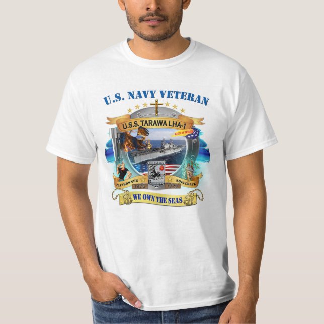 USS Tarawa 1975-1979 Tee (Framsida)