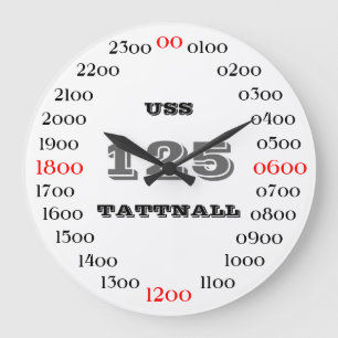 USS Tattnall (DD-125) Stor Klocka