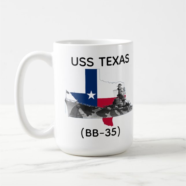 USS Texas (BB-35) 2  Kaffemugg (Vänster)